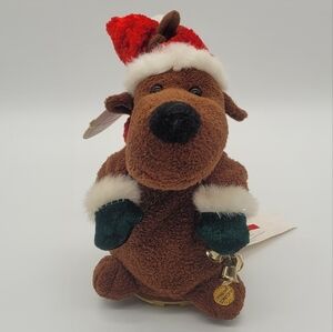 Gemmy Holiday Pals Animated Dancing Singing Plush Toy - RARE Reindeer